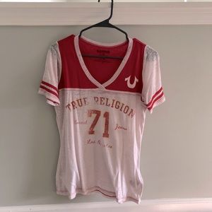 V- Neck True Religion Shirt